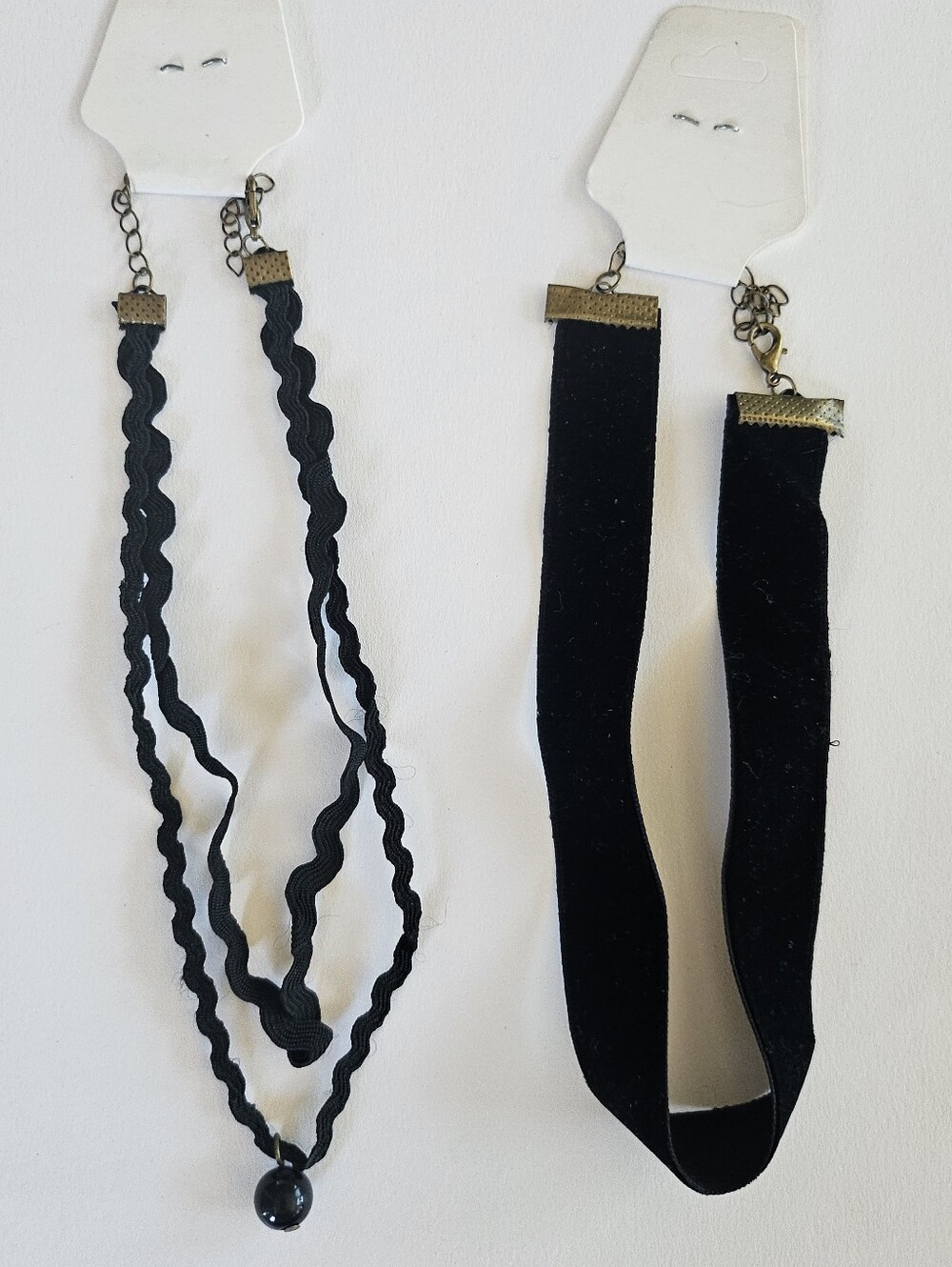 New Choker Necklaces, 2 Necklaces, Black